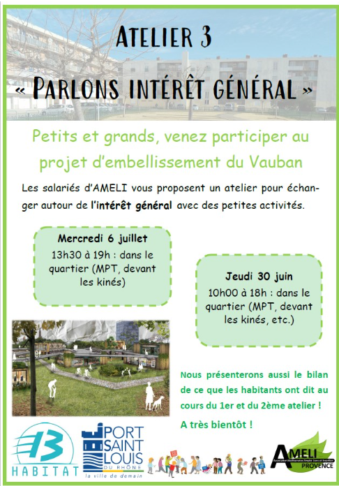 Atelier Projet d'embellissement du Vauban